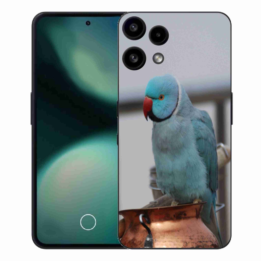 Gelový kryt mmCase na Nothing Phone (3a) Lite - papoušek alexandr modrý