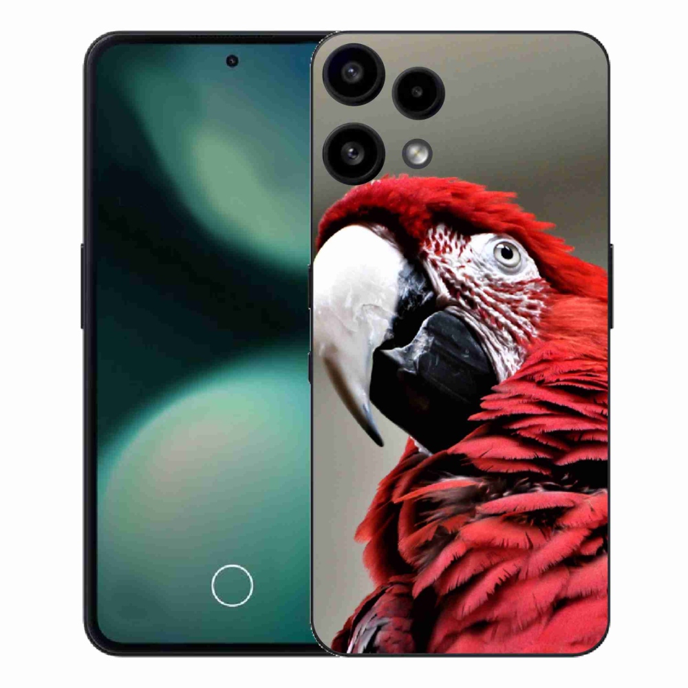 Gelový kryt mmCase na Nothing Phone (3a) Lite - papoušek ara červený
