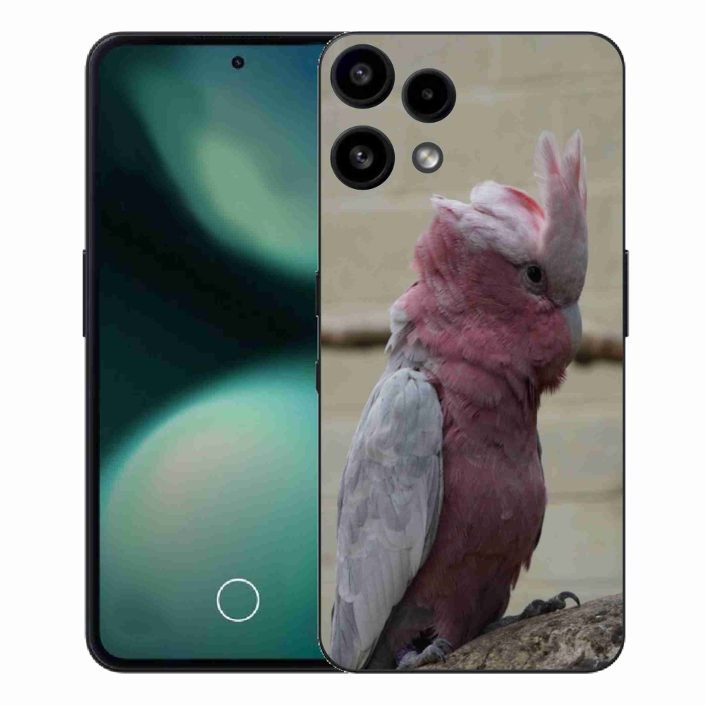 Gelový kryt mmCase na Nothing Phone (3a) Lite - papoušek kakadu růžový