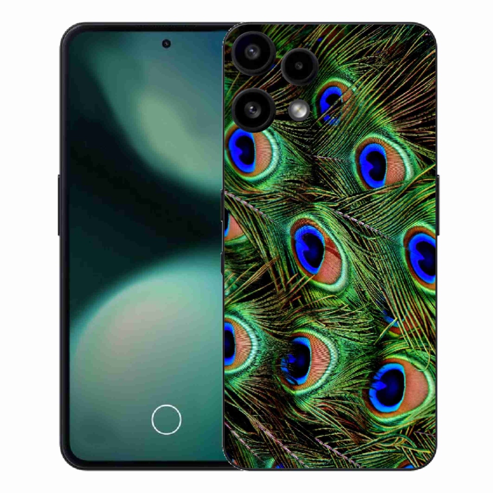 Gelový kryt mmCase na Nothing Phone (3a) Lite - paví peří
