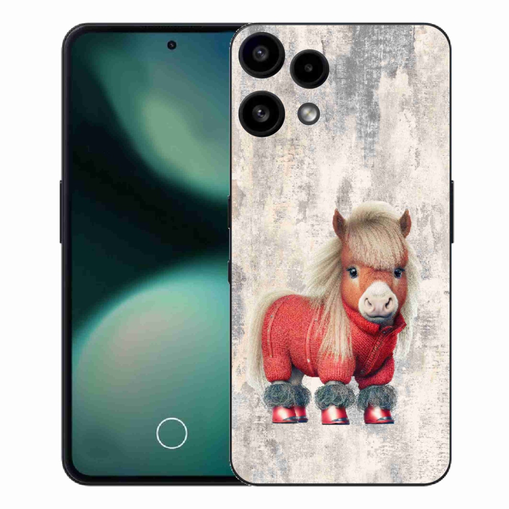 Gelový kryt mmCase na Nothing Phone (3a) Lite - poník ve svetru
