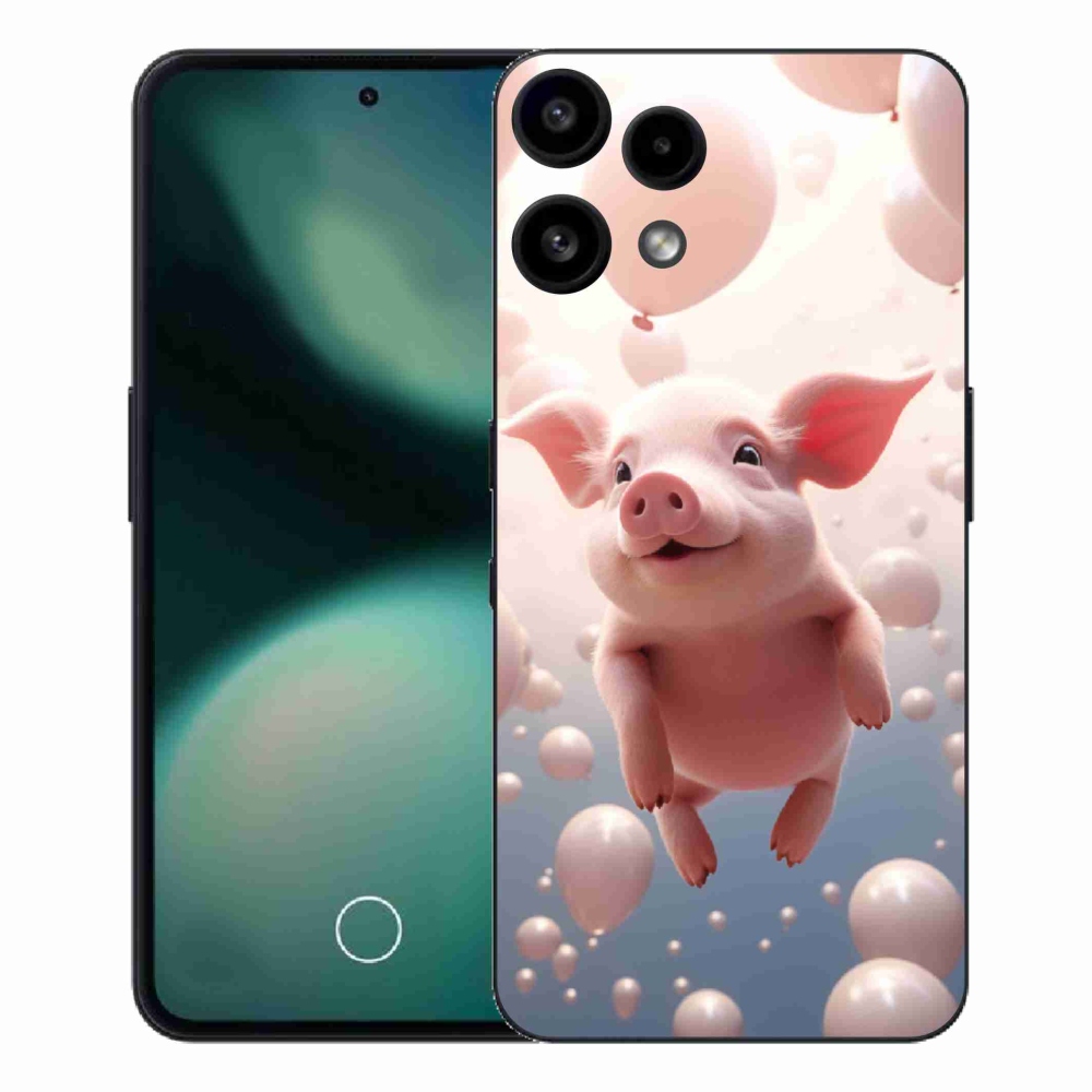 Gelový kryt mmCase na Nothing Phone (3a) Lite - prasátko s balónky