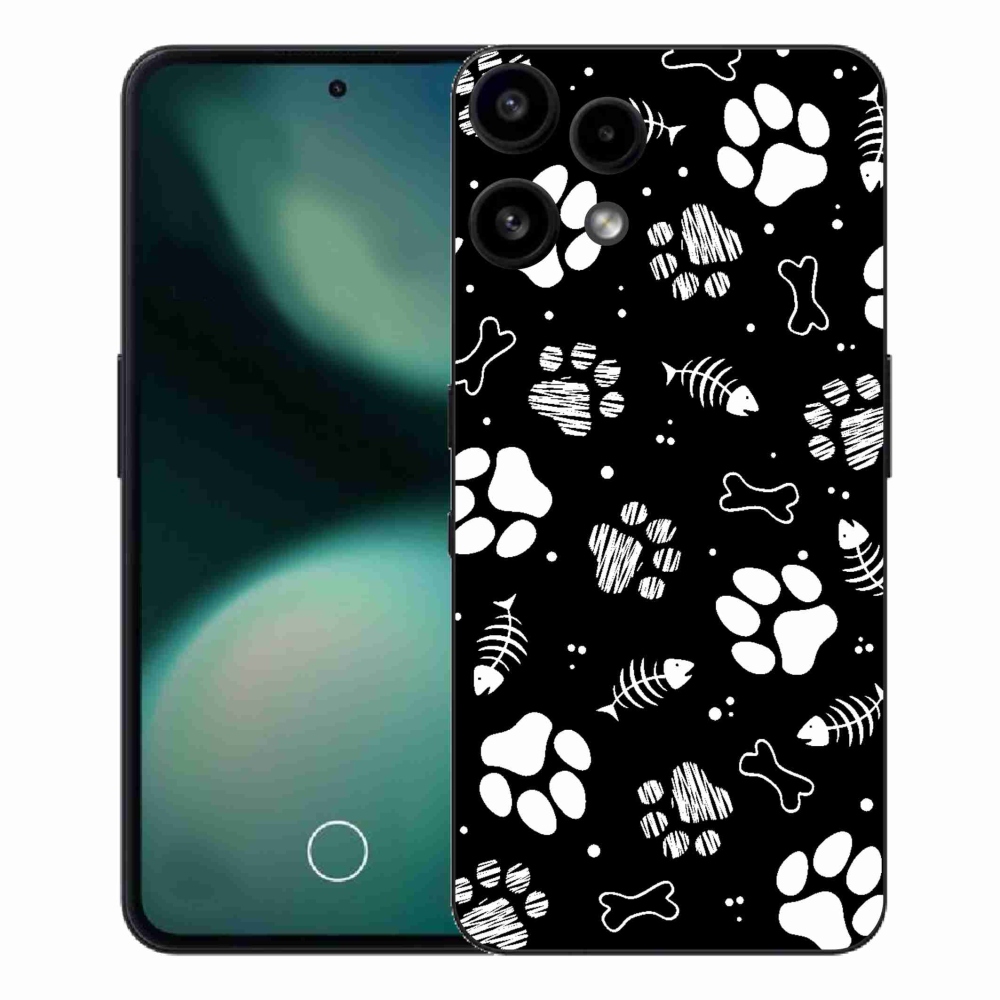 Gelový kryt mmCase na Nothing Phone (3a) Lite - psí tlapky