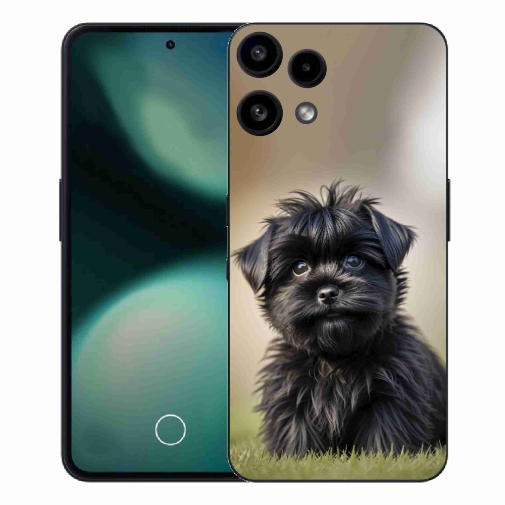 Gelový kryt mmCase na Nothing Phone (3a) Lite - roztomilý černý pejsek