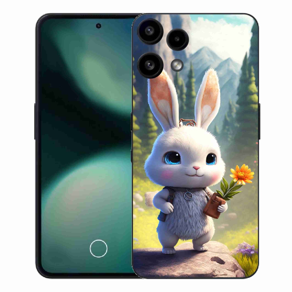 Gelový kryt mmCase na Nothing Phone (3a) Lite - roztomilý králíček