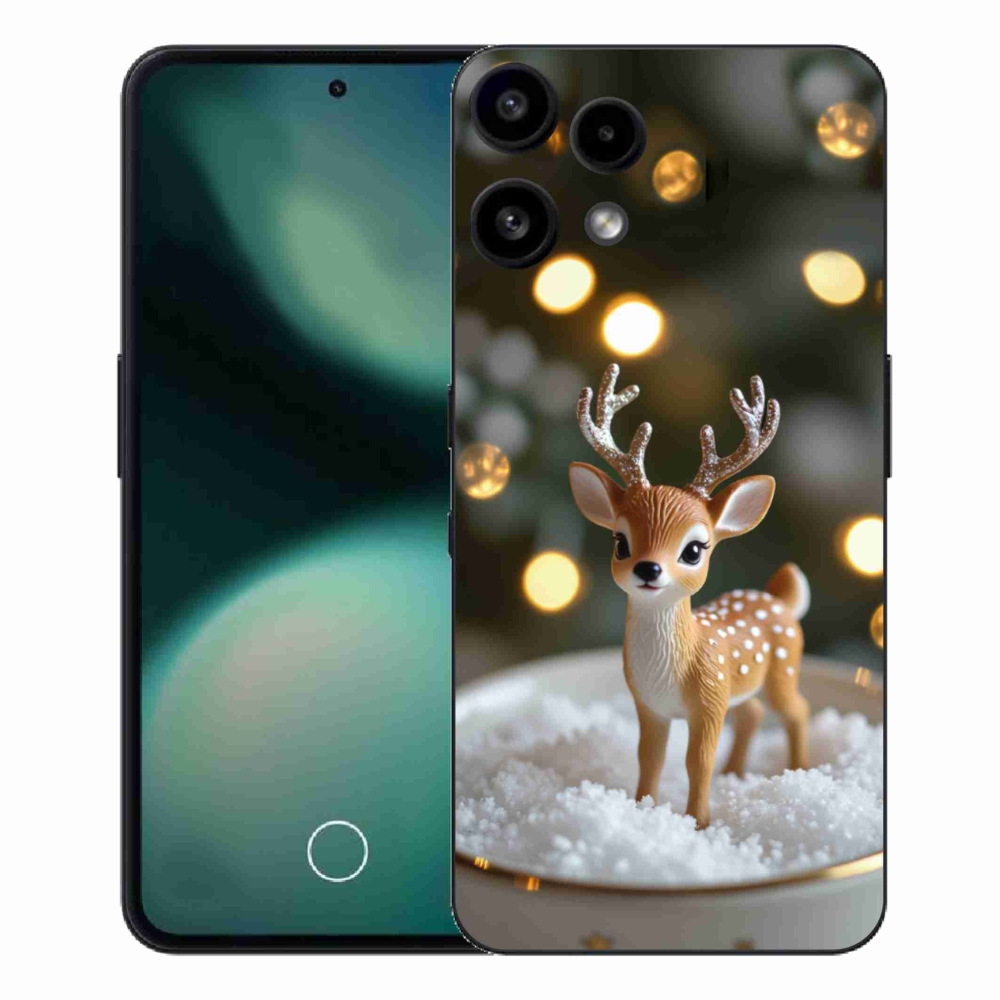 Gelový kryt mmCase na Nothing Phone (3a) Lite - roztomilý vánoční jelen