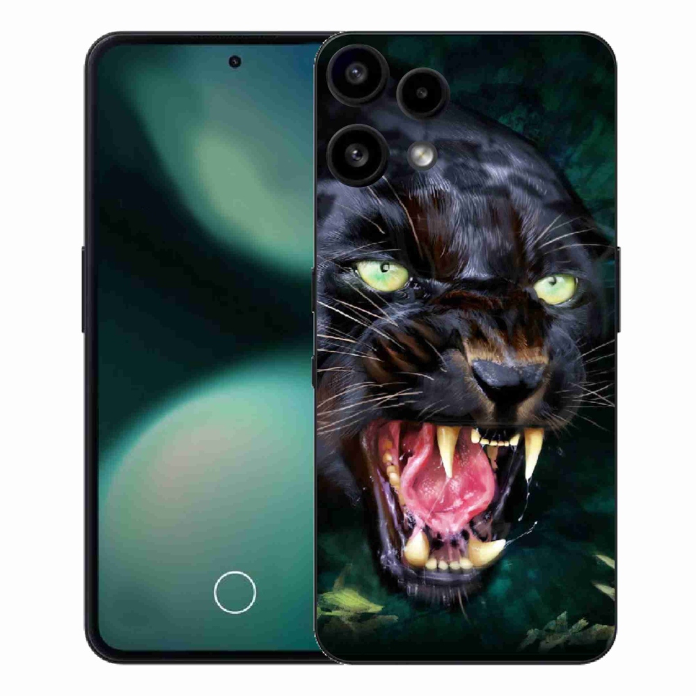Gelový kryt mmCase na Nothing Phone (3a) Lite - rozzuřený černý panter