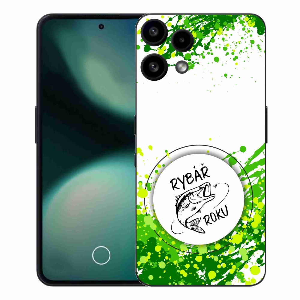 Gelový kryt mmCase na Nothing Phone (3a) Lite - rybář roku bílé pozadí