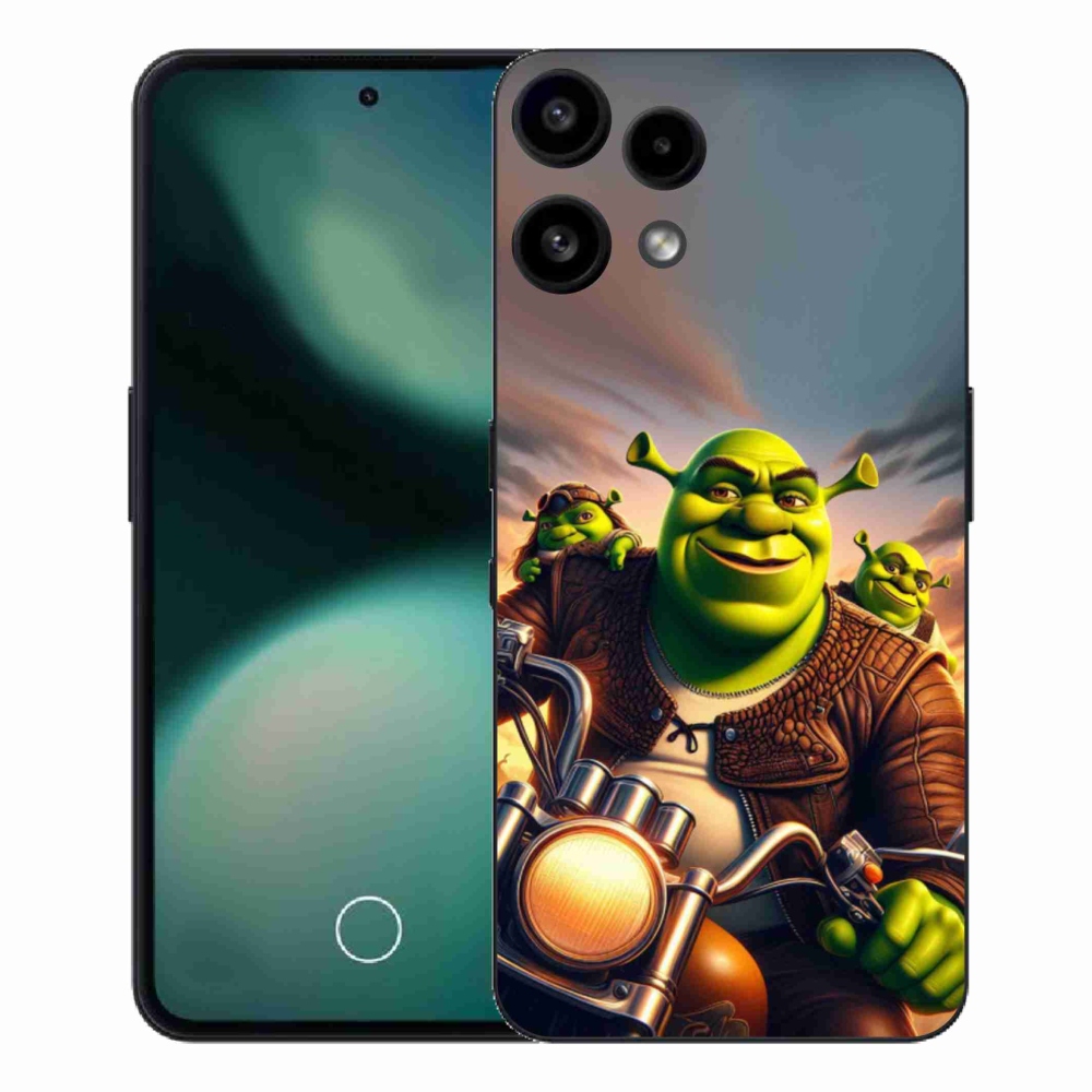 Gelový kryt mmCase na Nothing Phone (3a) Lite - shrek na motorce