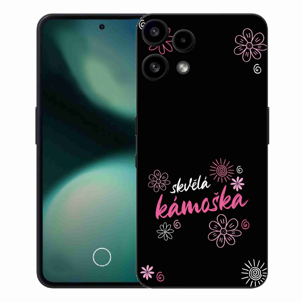 Gelový kryt mmCase na Nothing Phone (3a) Lite - skvělá kámoška černé pozadí