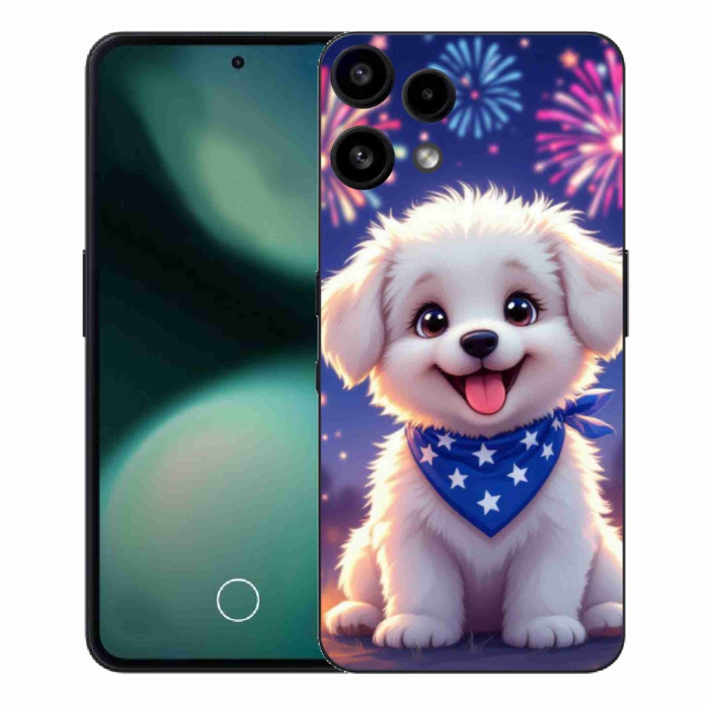 Gelový kryt mmCase na Nothing Phone (3a) Lite - slavnostní štěně
