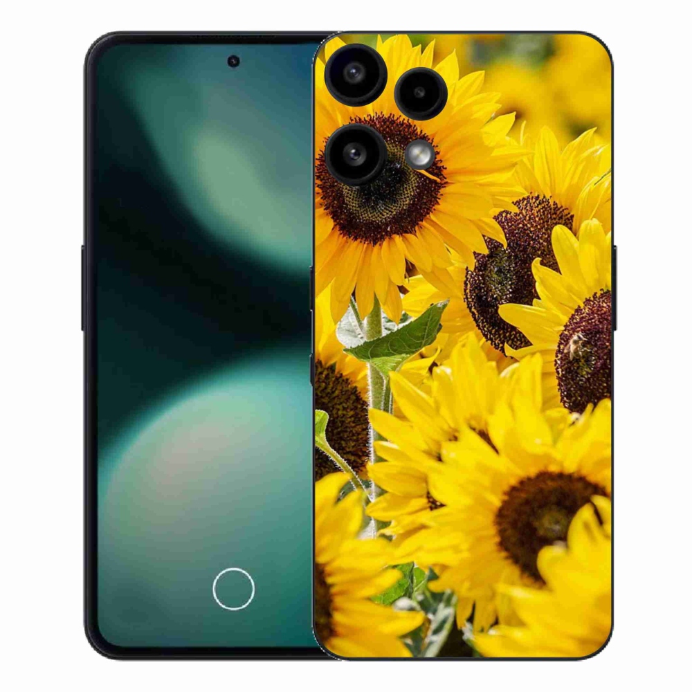 Gelový kryt mmCase na Nothing Phone (3a) Lite - slunečnice