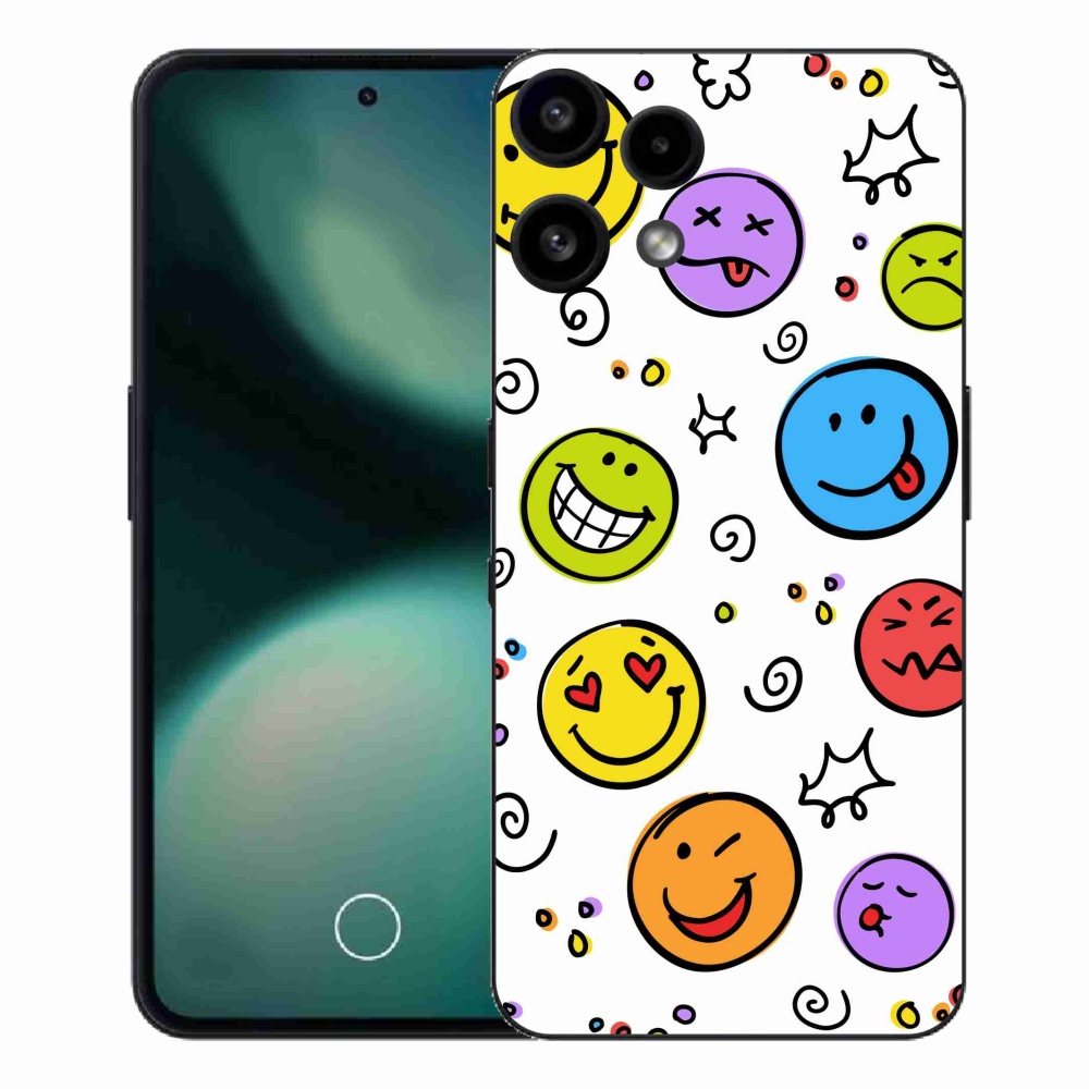 Gelový kryt mmCase na Nothing Phone (3a) Lite - smajlíci
