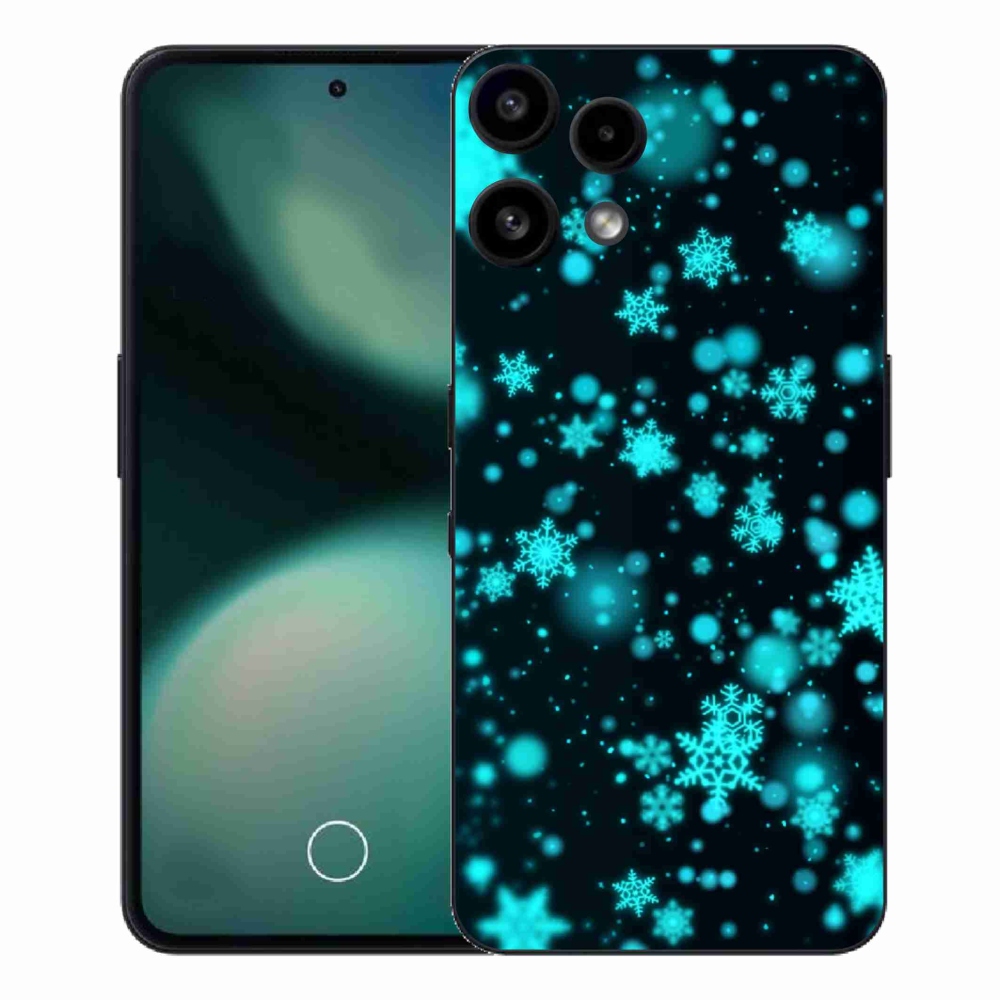Gelový kryt mmCase na Nothing Phone (3a) Lite - sněhové vločky 1