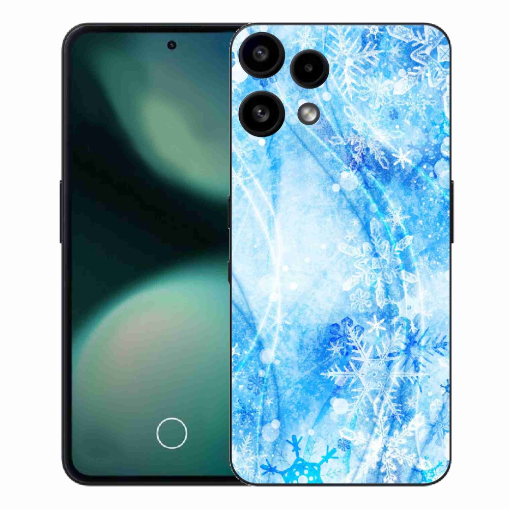 Gelový kryt mmCase na Nothing Phone (3a) Lite - sněhové vločky