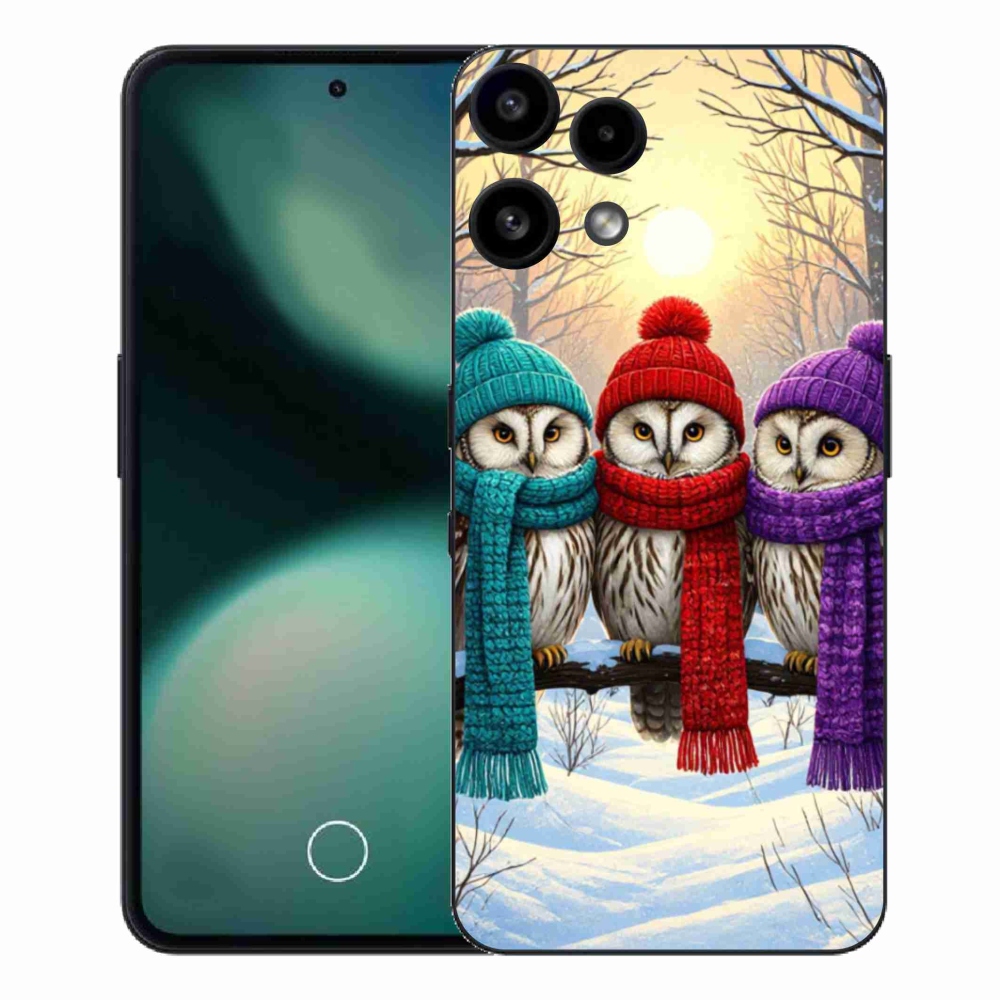 Gelový kryt mmCase na Nothing Phone (3a) Lite - soví přátelé