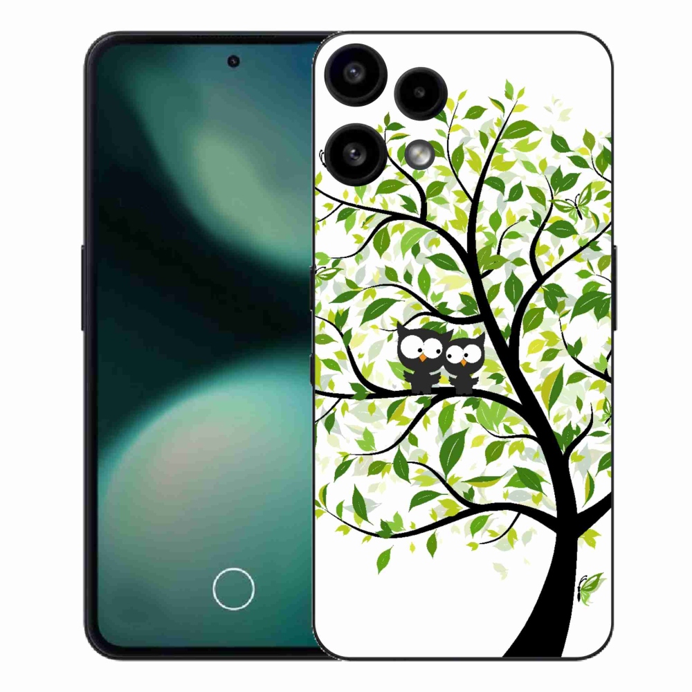Gelový kryt mmCase na Nothing Phone (3a) Lite - sovičky na stromě