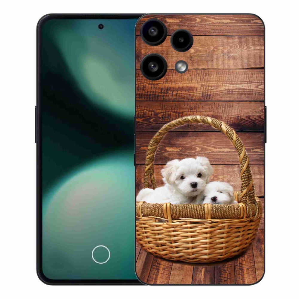 Gelový kryt mmCase na Nothing Phone (3a) Lite - štěňátka
