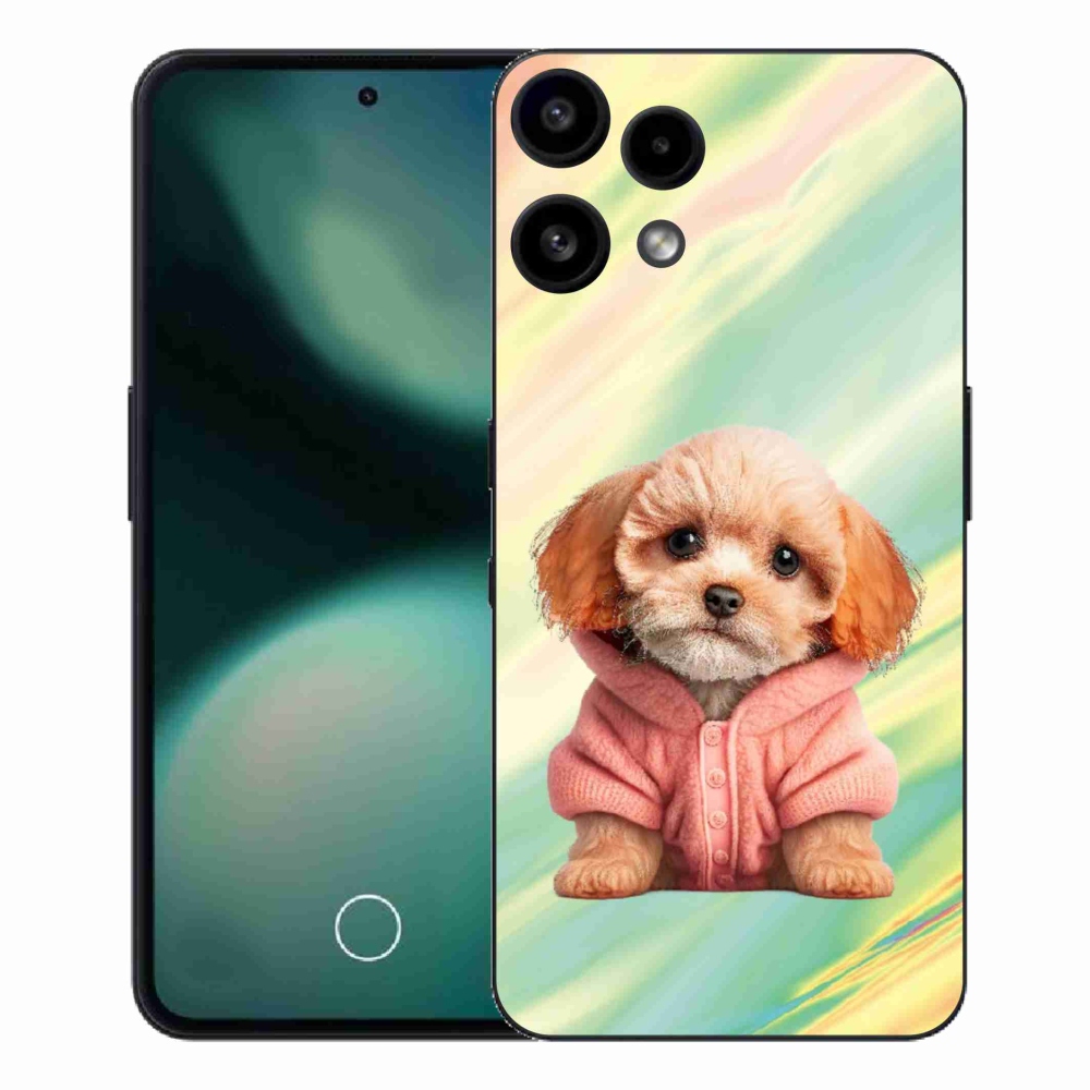 Gelový kryt mmCase na Nothing Phone (3a) Lite - štěně ve svetru