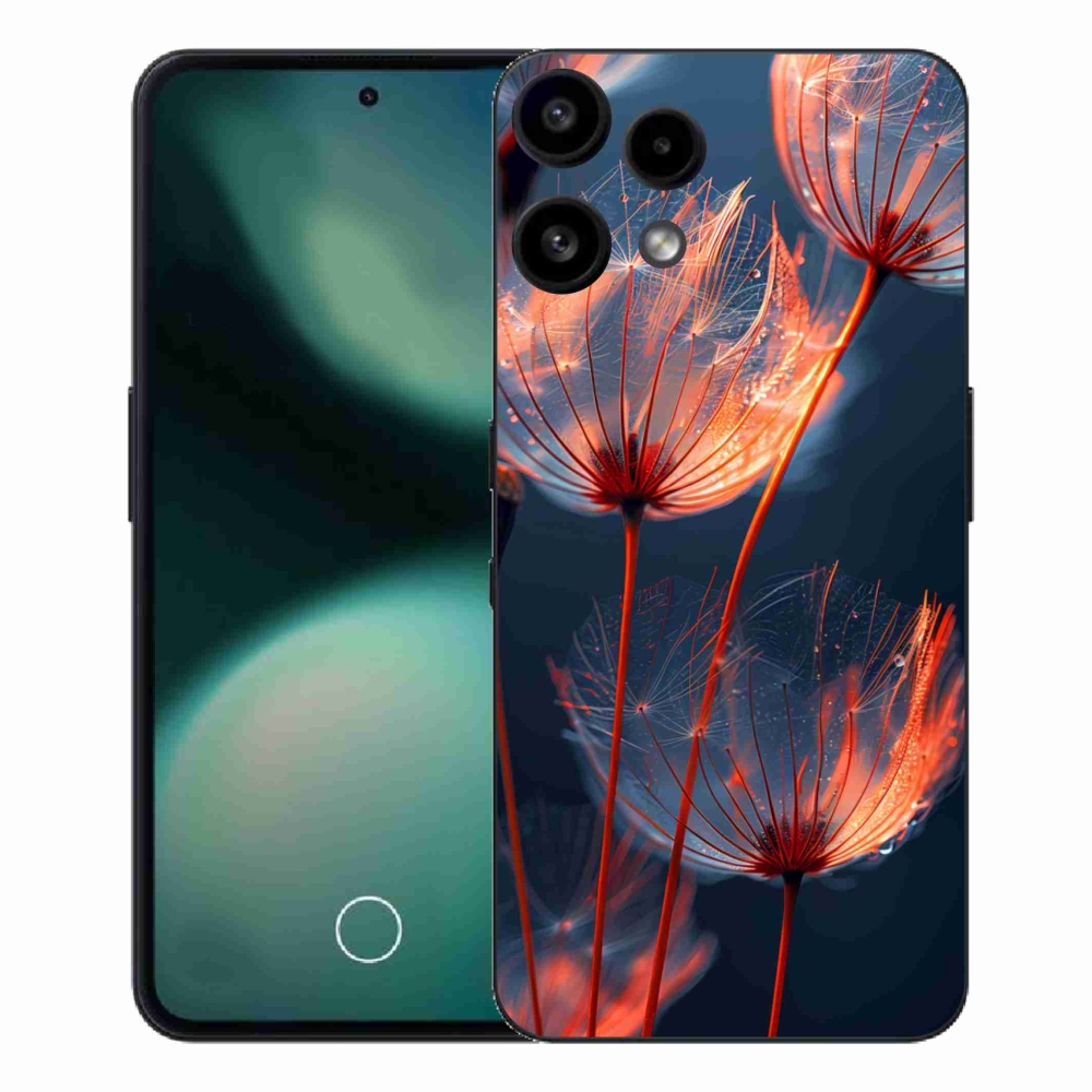 Gelový kryt mmCase na Nothing Phone (3a) Lite - světélkující chmýří