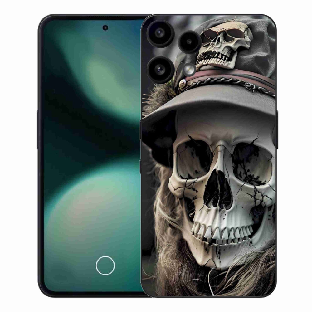 Gelový kryt mmCase na Nothing Phone (3a) Lite - temná lebka