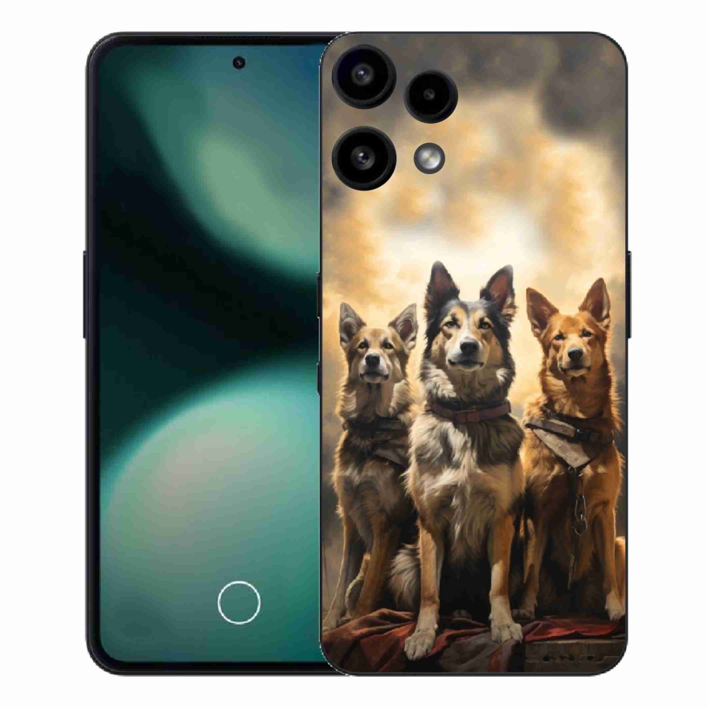 Gelový kryt mmCase na Nothing Phone (3a) Lite - tři psi