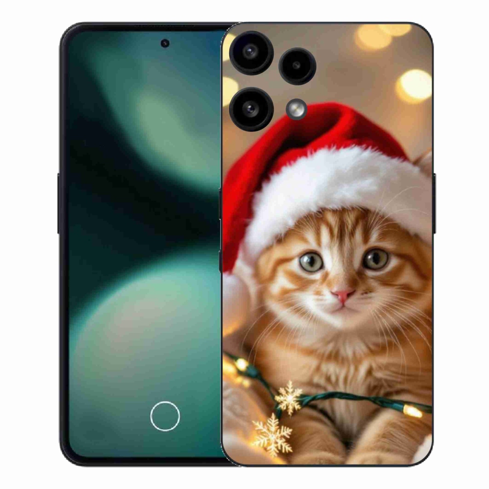 Gelový kryt mmCase na Nothing Phone (3a) Lite - vánoční kotě