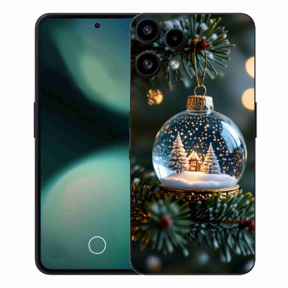 Gelový kryt mmCase na Nothing Phone (3a) Lite - vánoční koule 2
