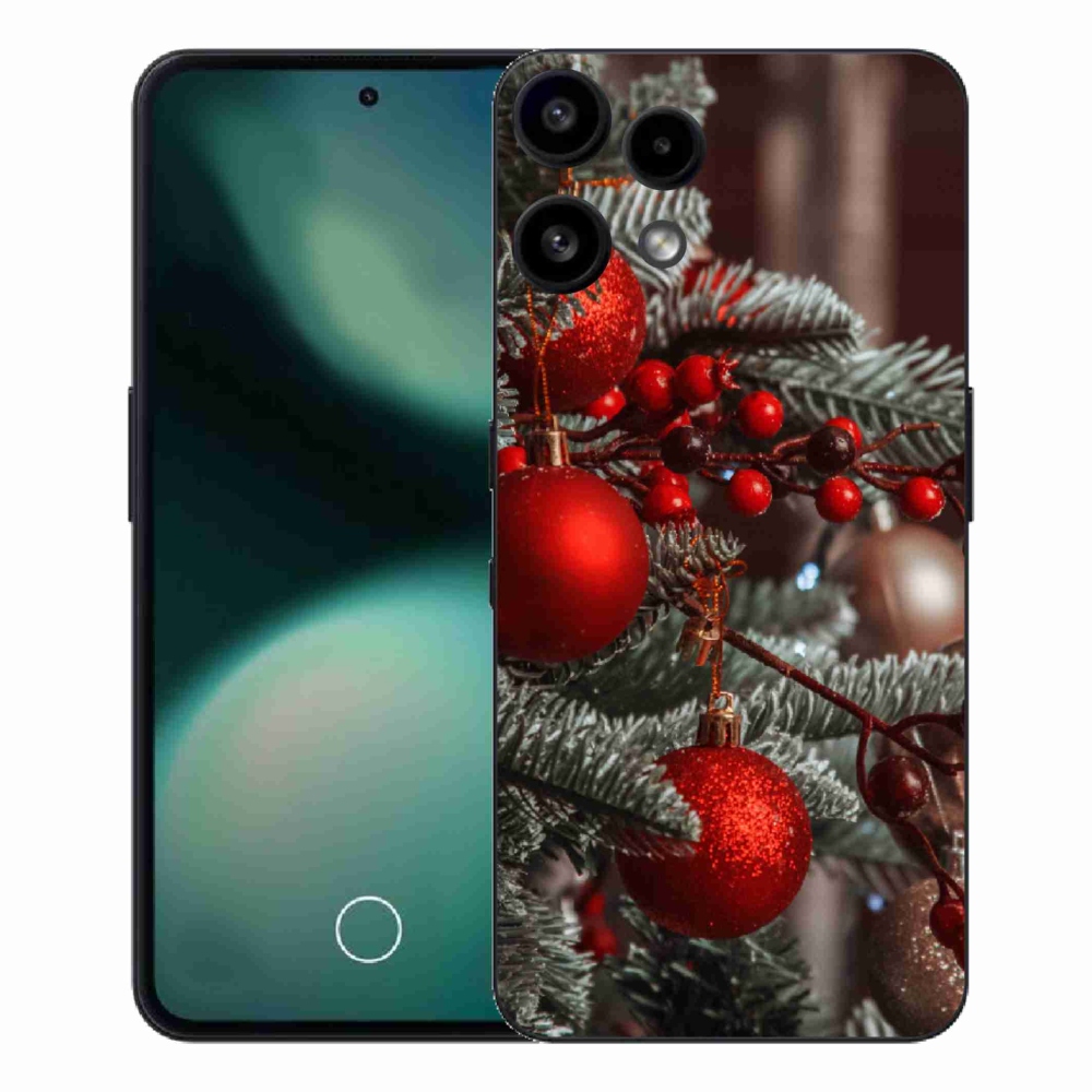 Gelový kryt mmCase na Nothing Phone (3a) Lite - vánoční ozdoby 2