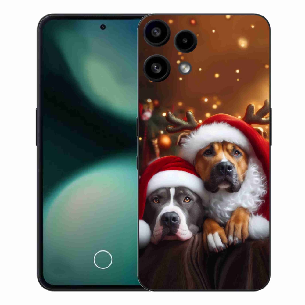 Gelový kryt mmCase na Nothing Phone (3a) Lite - vánoční psi