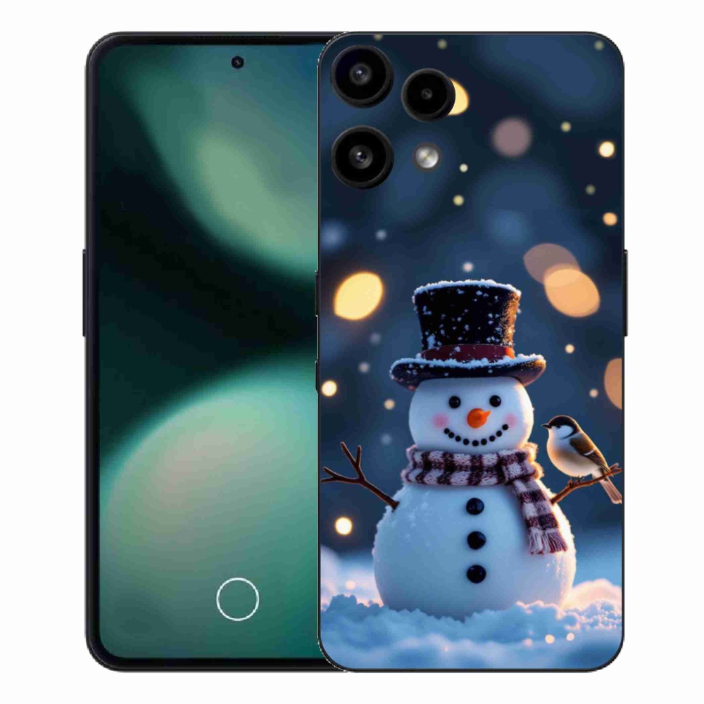 Gelový kryt mmCase na Nothing Phone (3a) Lite - vánoční sněhulák