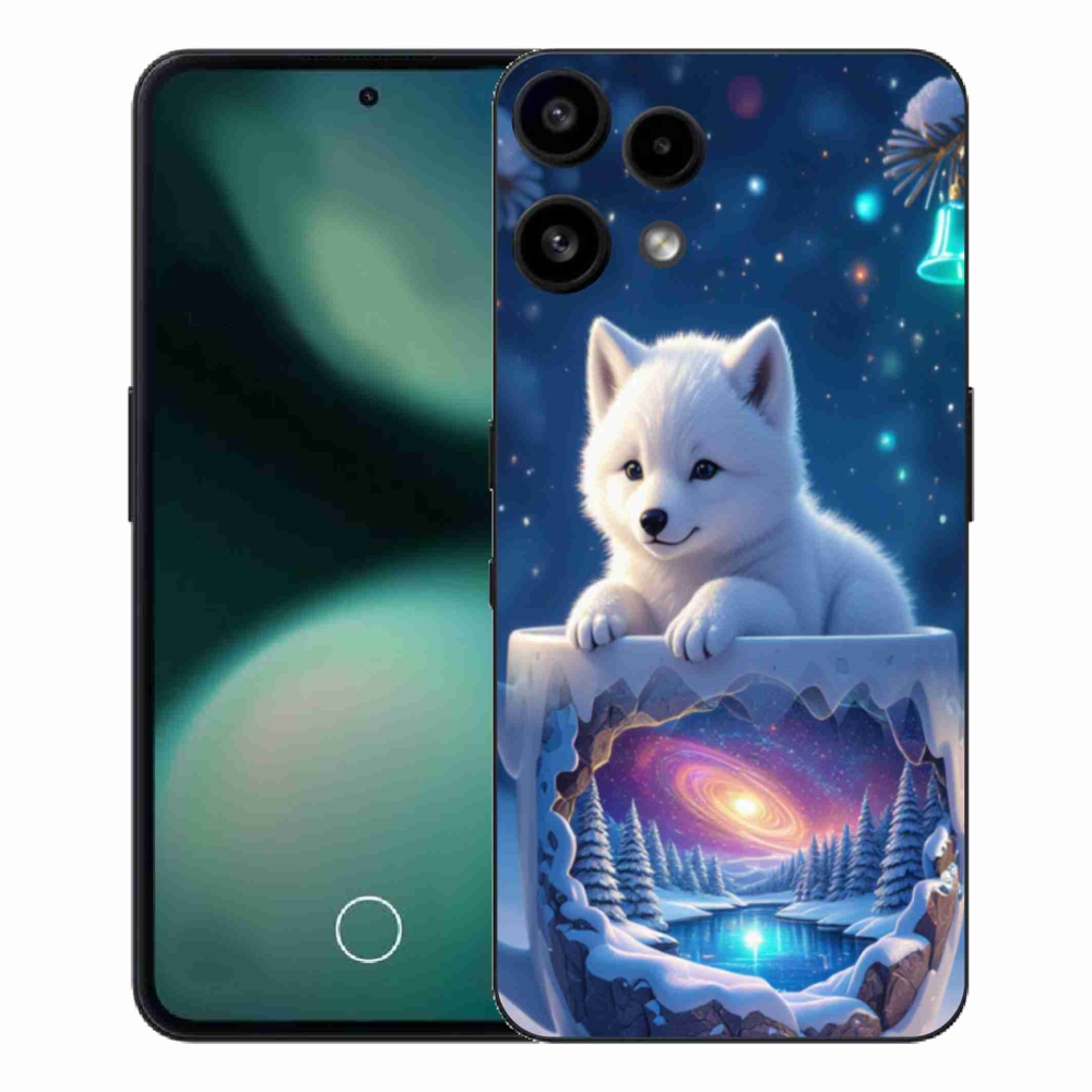 Gelový kryt mmCase na Nothing Phone (3a) Lite - vánoční štěně