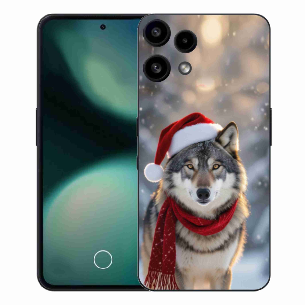 Gelový kryt mmCase na Nothing Phone (3a) Lite - vánoční vlk