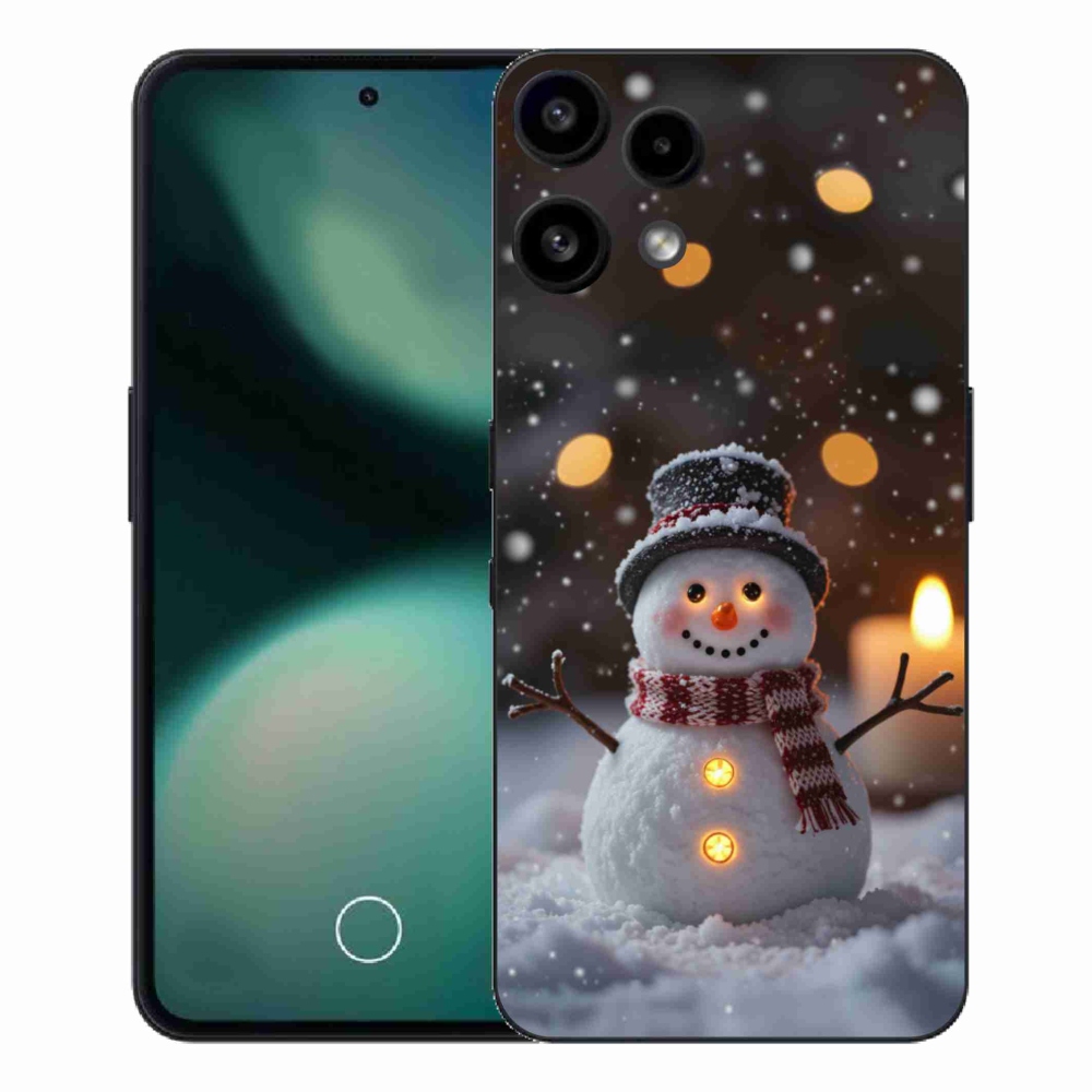 Gelový kryt mmCase na Nothing Phone (3a) Lite - veselý sněhulák