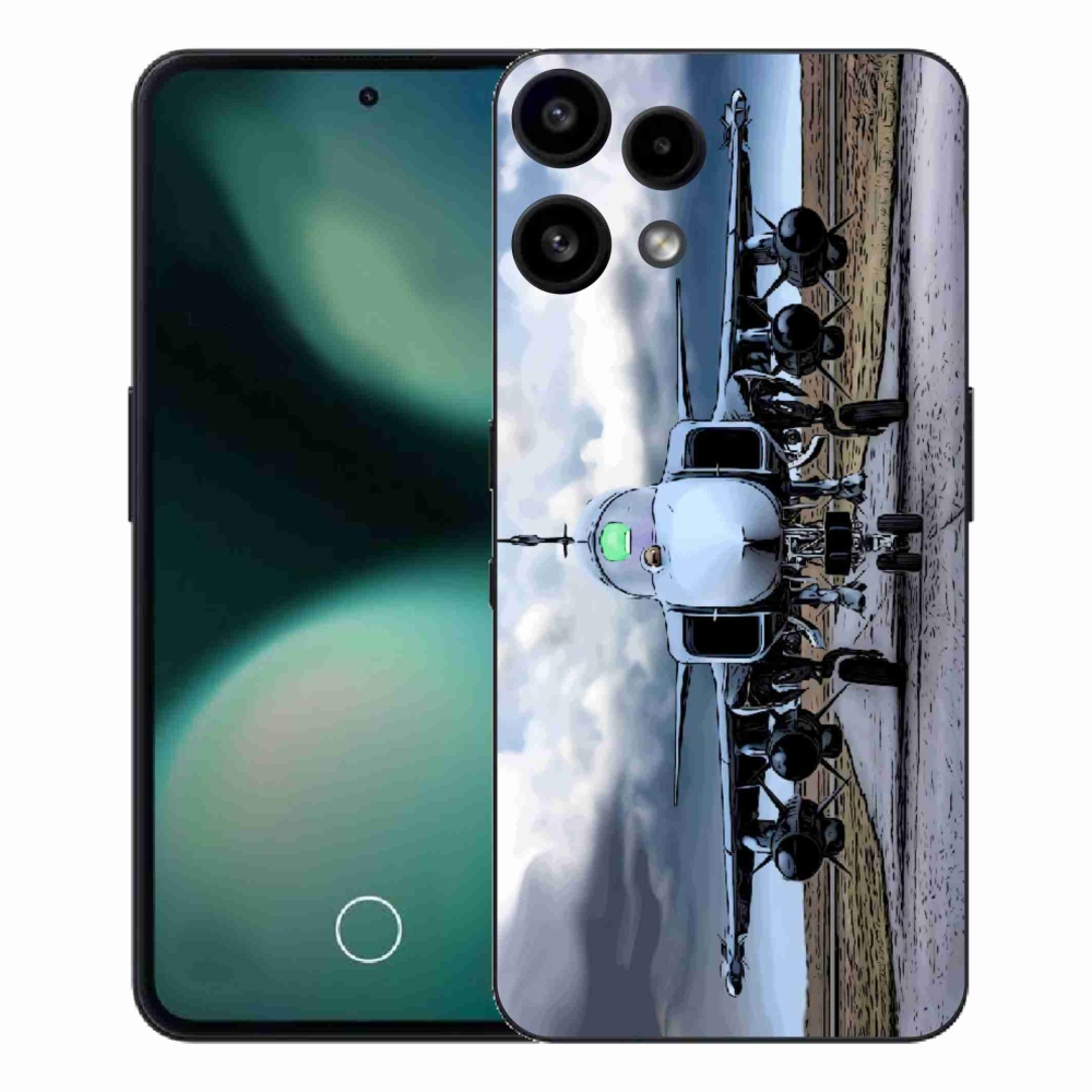 Gelový kryt mmCase na Nothing Phone (3a) Lite - vojenské letadlo