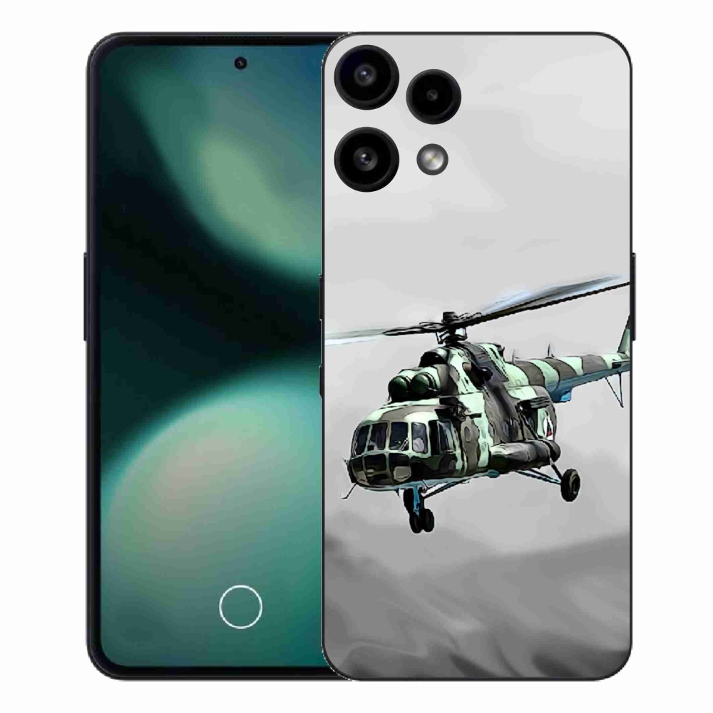 Gelový kryt mmCase na Nothing Phone (3a) Lite - vojenský vrtulník
