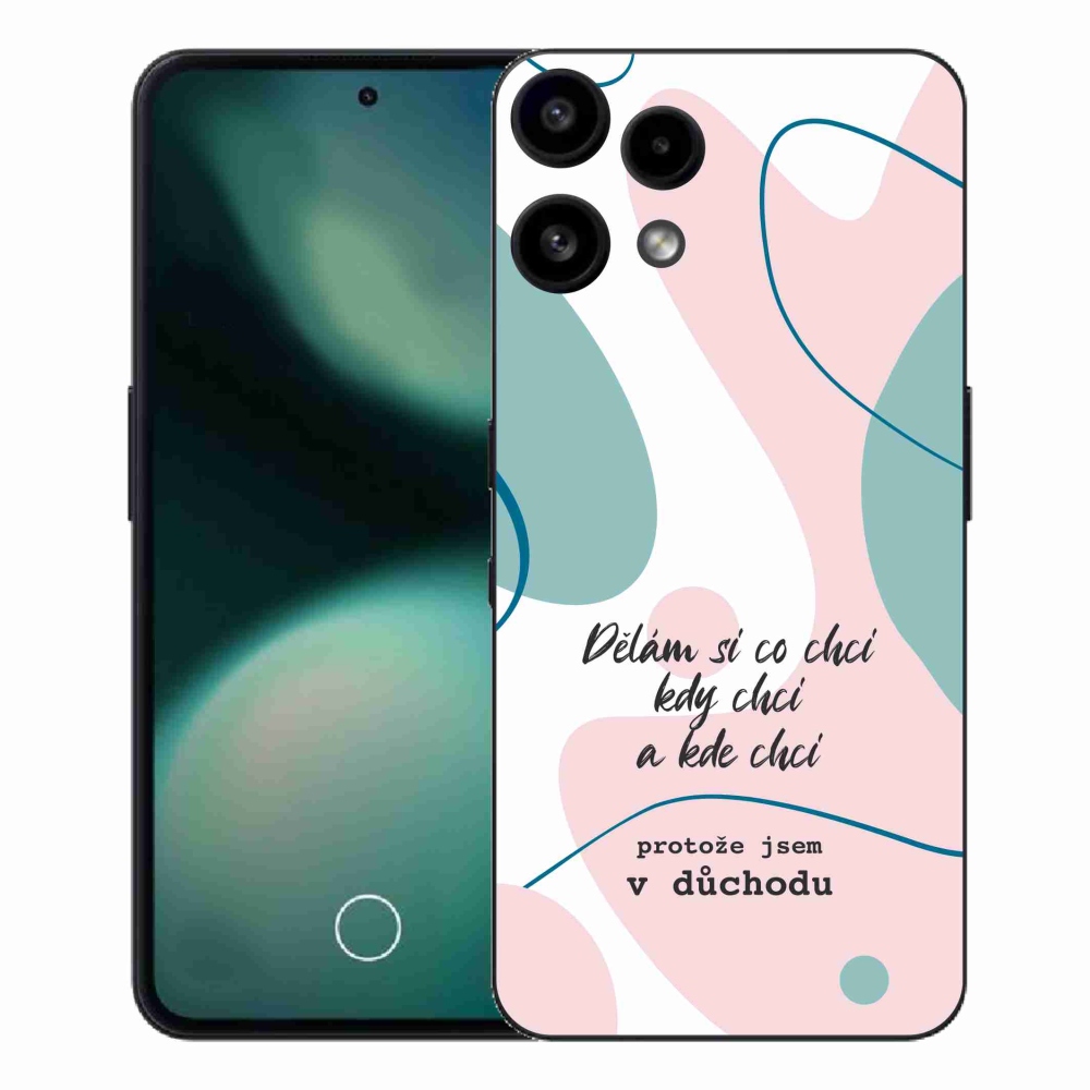 Gelový kryt mmCase na Nothing Phone (3a) Lite - vtipný text 10 bílé pozadí