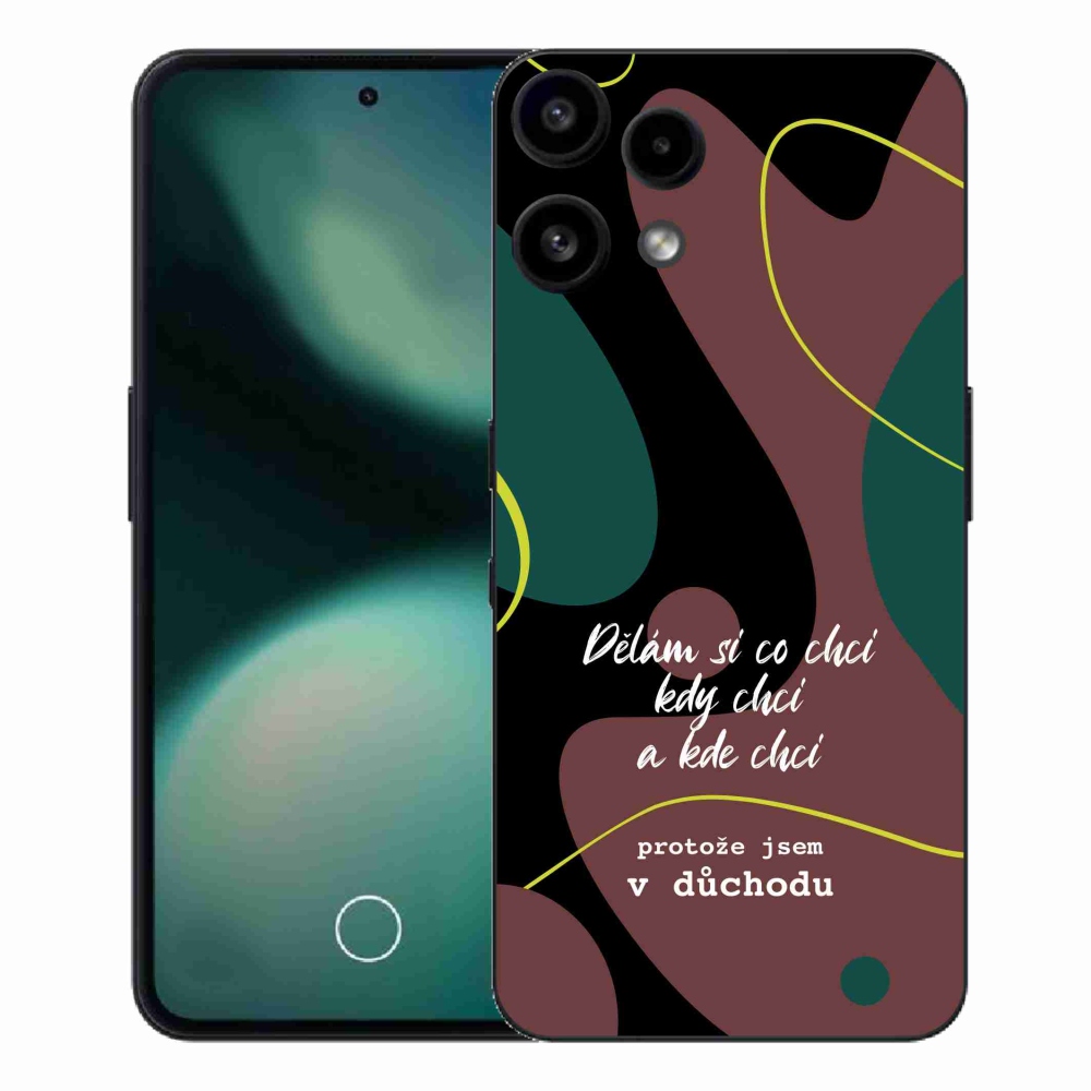 Gelový kryt mmCase na Nothing Phone (3a) Lite - vtipný text 10 černé pozadí