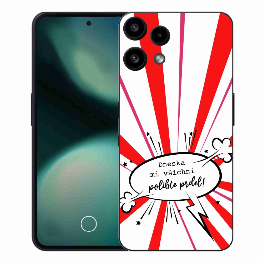 Gelový kryt mmCase na Nothing Phone (3a) Lite - vtipný text 15 bílé pozadí