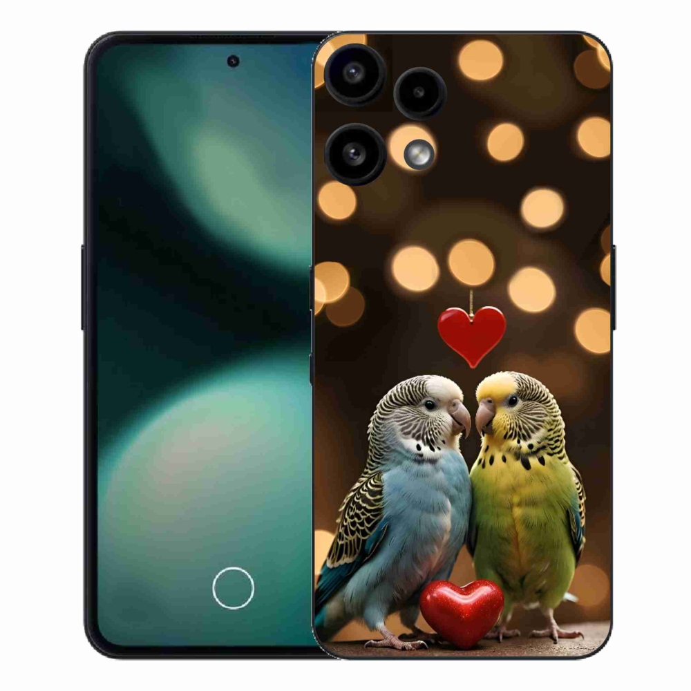 Gelový kryt mmCase na Nothing Phone (3a) Lite - zamilovaní papoušci