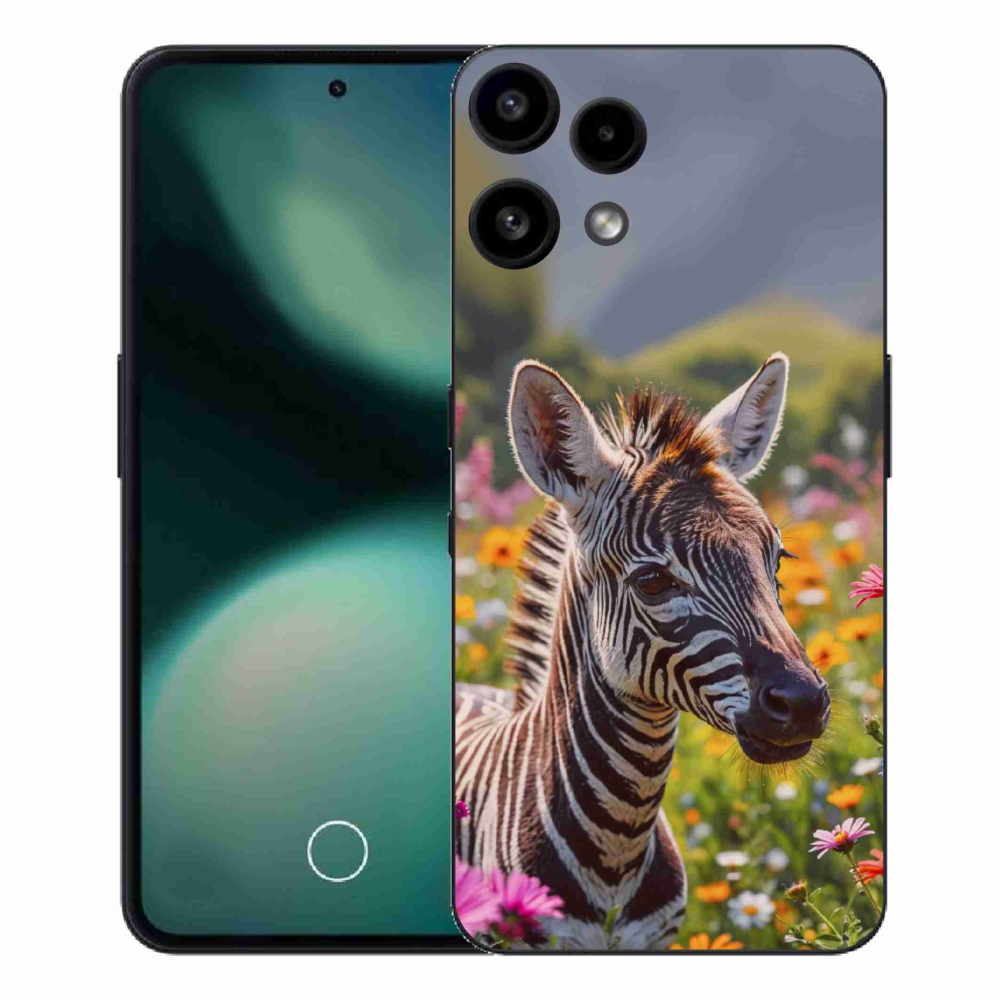 Gelový kryt mmCase na Nothing Phone (3a) Lite - zebra na louce