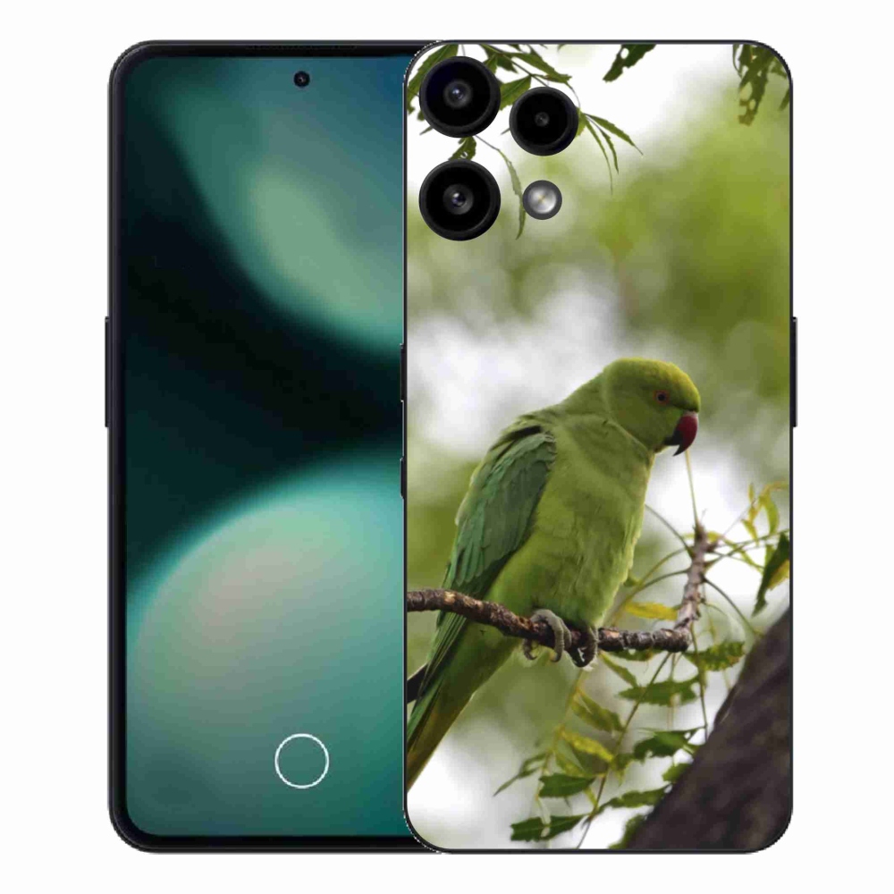Gelový kryt mmCase na Nothing Phone (3a) Lite - zelený papoušek