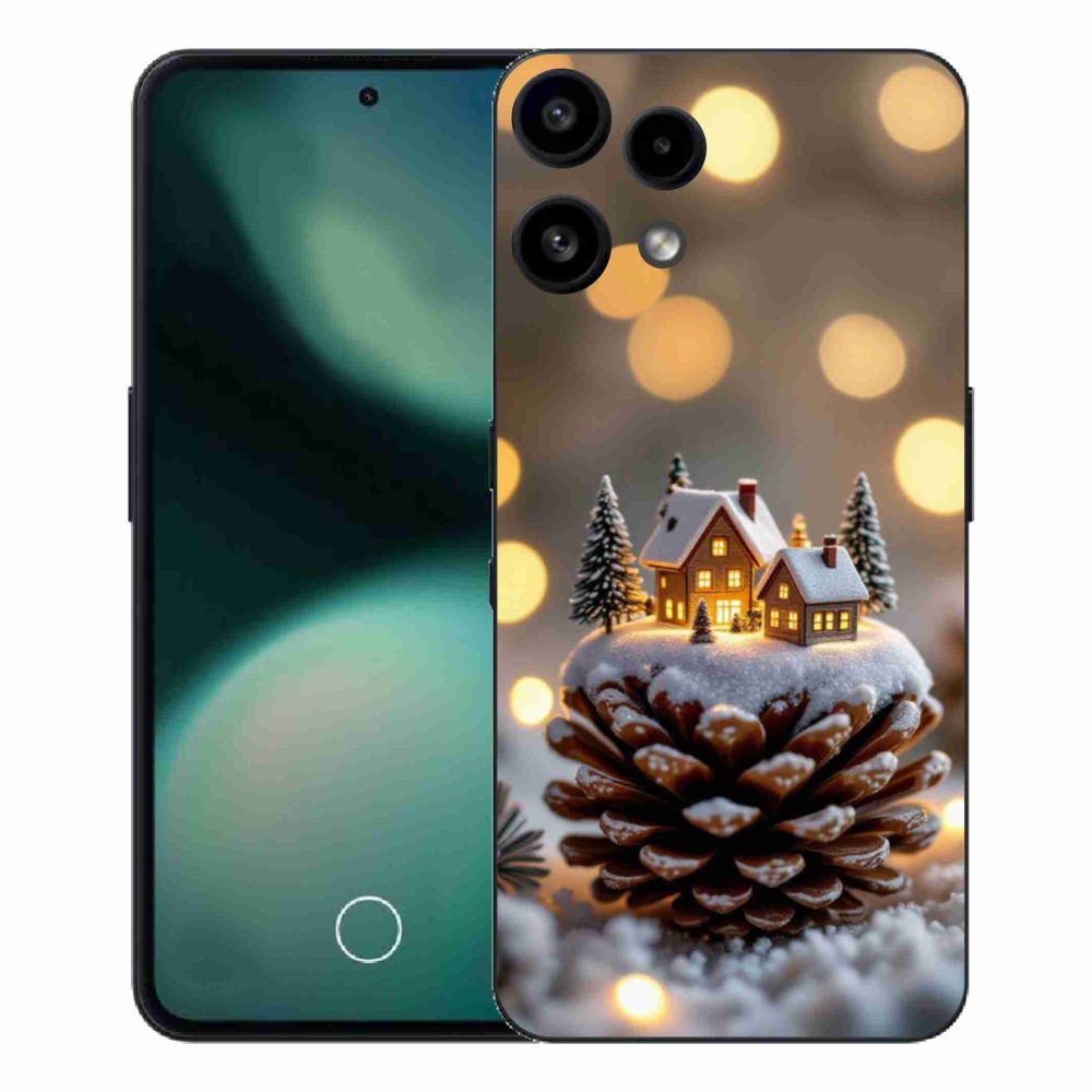 Gelový kryt mmCase na Nothing Phone (3a) Lite - zimní vesnička