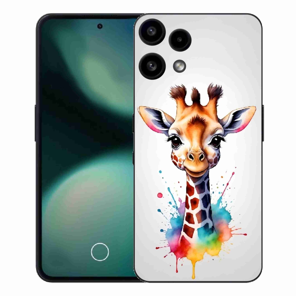 Gelový kryt mmCase na Nothing Phone (3a) Lite - žirafa 1