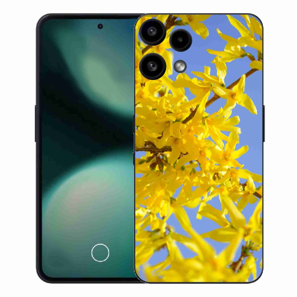 Gelový kryt mmCase na Nothing Phone (3a) Lite - žluté květy