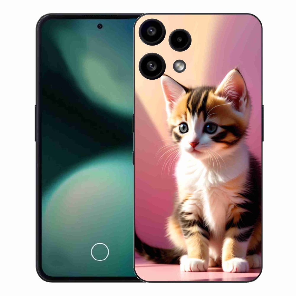 Gelový kryt mmCase na Nothing Phone (3a) Lite - zvědavé kotě 2