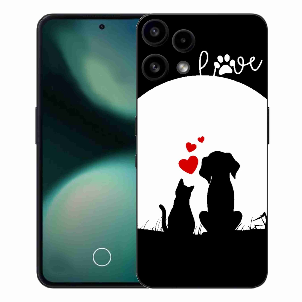 Gelový kryt mmCase na Nothing Phone (3a) Lite - zvířecí láska