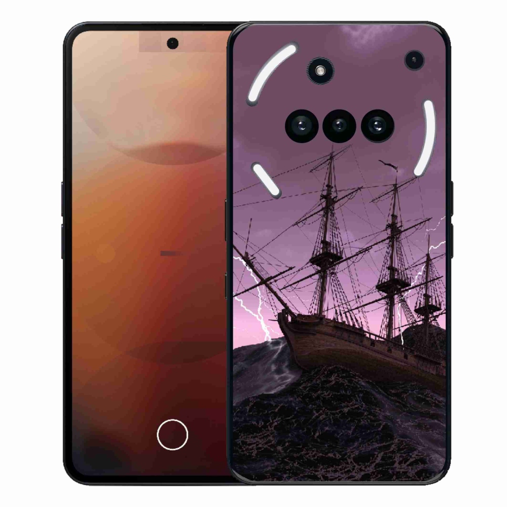 Gelový kryt mmCase na Nothing Phone (3a) - loď v bouři
