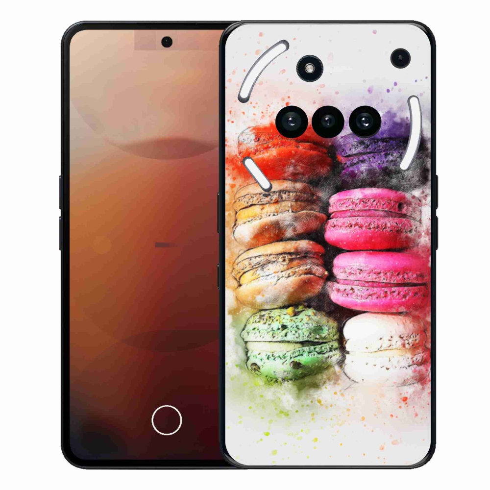 Gelový kryt mmCase na Nothing Phone (3a) - makrónky