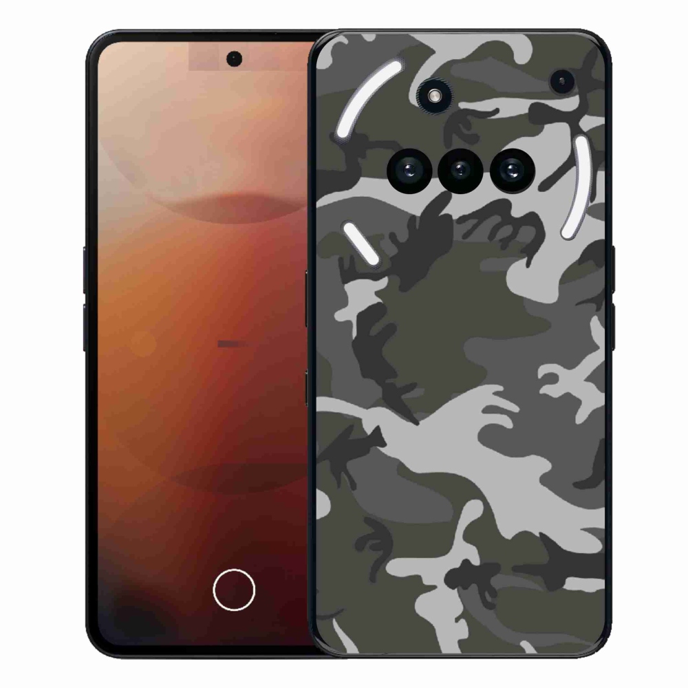 Gelový kryt mmCase na Nothing Phone (3a) - maskáčový vzor